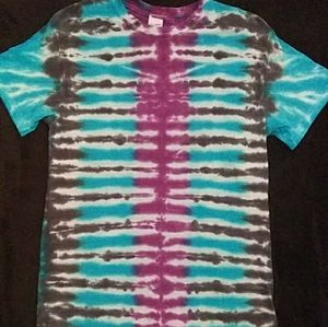 Adult size medium handmade tie dye design t shirt
